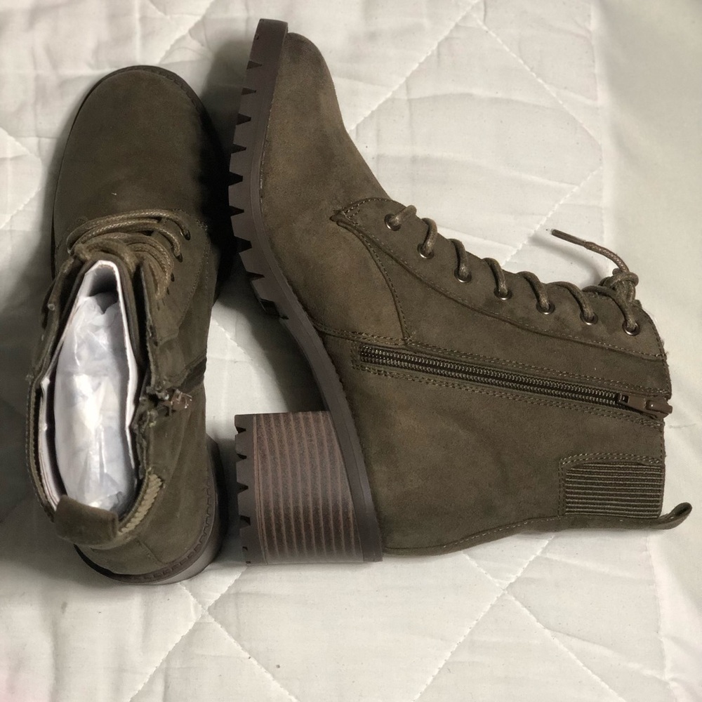Market&spruce lace up ankle booties